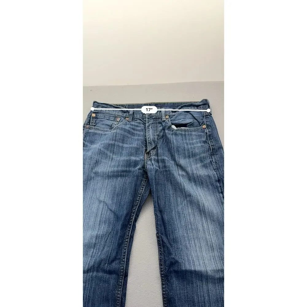 Levis 541 Athletic Fit Jeans Mens 34x30 Medium Wash Stretch Denim Blue